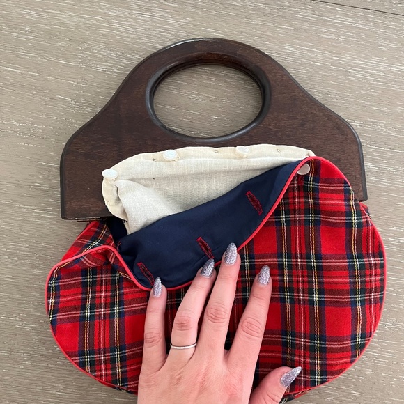 Vintage Plaid Handbag - Picture 3 of 8